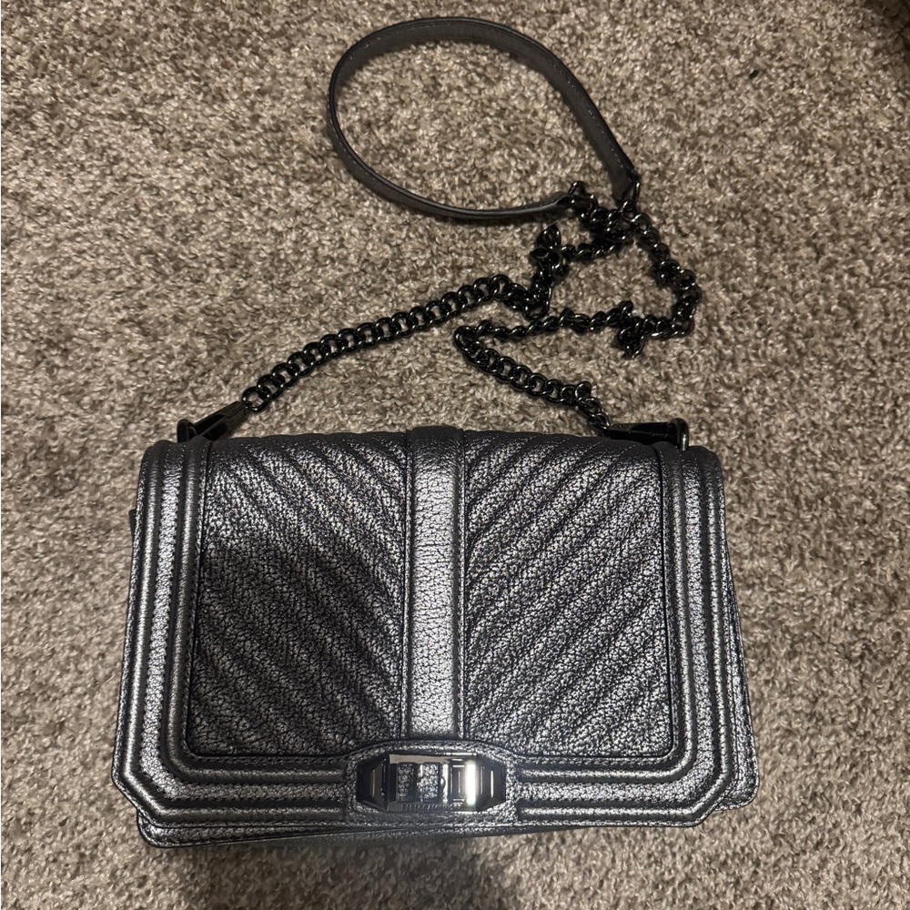 Rebecca Minkoff Black Bag with Silver Details